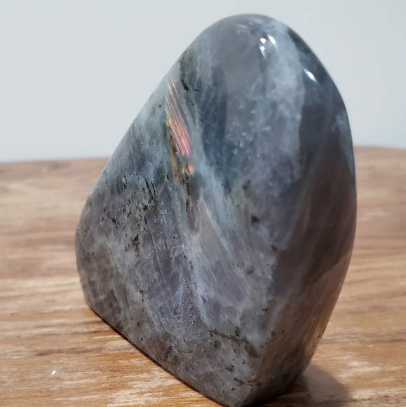 Labradorite Crystal Freeform, Two-Sided Flash, 176 grams - Picture 8 of 17
